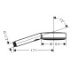 Rokas duša Hansgrohe Pulsify Select S 105 3jet Relaxation, melns matēts 24110670