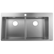 Virtuves izlietne Hansgrohe S711-F765 865x500mm, stainless steel