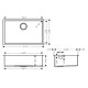 Virtuves izlietne Hansgrohe S719-U660 71x45cm, stainless steel