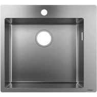 Virtuves izlietne Hansgrohe S711-F450 55x50cm, stainless steel