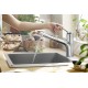Virtuves izlietnes maisītājs ar izvelkamu izteku Hansgrohe Zesis M33-150, 2jet, 74800000 Virtuves izlietnes maisītājs ar izvelkamu izteku Hansgrohe Zesis M33-150, 2jet, 74800000
