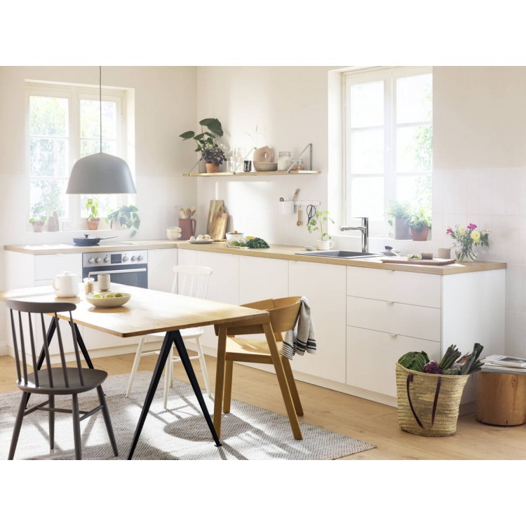 Virtuves izlietnes maisītājs ar izvelkamu izteku Hansgrohe Zesis M33-160, 2jet, 74801800 Virtuves izlietnes maisītājs ar izvelkamu izteku Hansgrohe Zesis M33-160, 2jet, 74801800