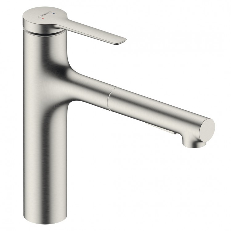 Virtuves izlietnes maisītājs ar izvelkamu izteku Hansgrohe Zesis M33-160, 2jet, 74801800 Virtuves izlietnes maisītājs ar izvelkamu izteku Hansgrohe Zesis M33-160, 2jet, 74801800