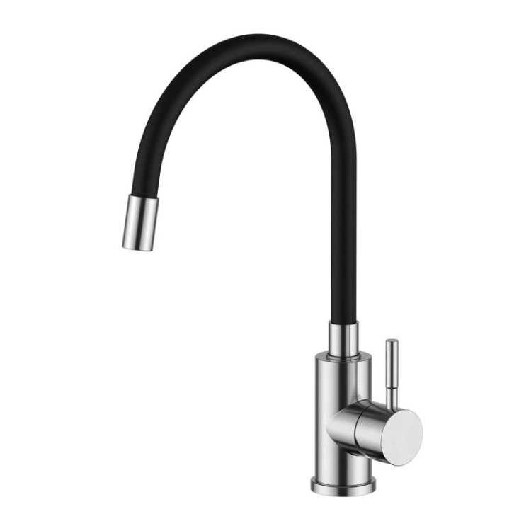 Virtuves izlietnes maisītājs Helika Flexa ar lokanu izteku, 5543-002