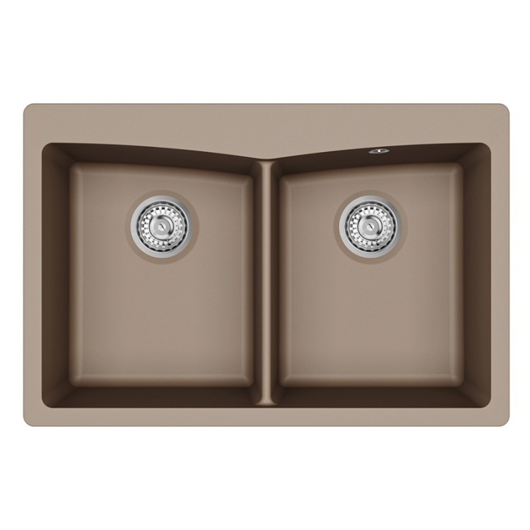 Virtuves izlietne HELIKA ARCA pabūvējamā 840x560mm, SQA210-114