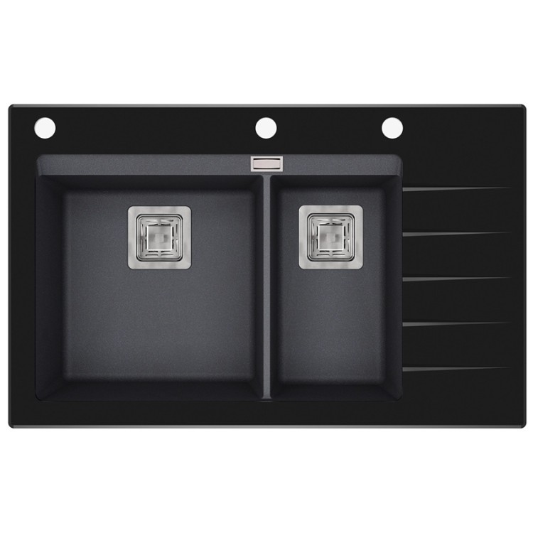 Virtuves izlietne HELIKA Delicia Plus 860x540 mm, GQD150-222B