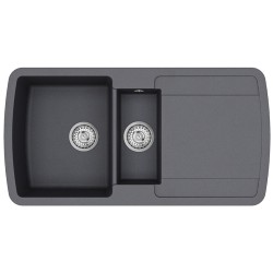 Virtuves izlietne HELIKA LIRA 960x500 mm, SQL151AW-222 Virtuves izlietne HELIKA LIRA 960x500 mm, SQL151AW-222