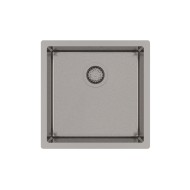 Virtuves izlietne HELIKA NOVA Nerūsējošā tērauda 450x450 mm, grafīts