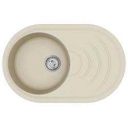 Virtuves izlietne HELIKA ONDO 780x500 mm MP100AW-111 Virtuves izlietne HELIKA ONDO 780x500 mm MP100AW-111