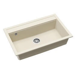 Virtuves izlietne HELIKA QUADRO 795x505 mm, SQQ103W-113 Virtuves izlietne HELIKA QUADRO 795x505 mm, SQQ103W-113