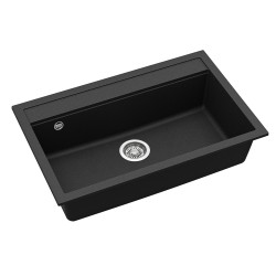 Virtuves izlietne HELIKA QUADRO 795x505 mm, SQQ103W-601 Virtuves izlietne HELIKA QUADRO 795x505 mm, SQQ103W-601