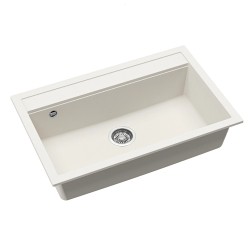 Virtuves izlietne HELIKA QUADRO 795x505 mm, SQQ103W-710 Virtuves izlietne HELIKA QUADRO 795x505 mm, SQQ103W-710