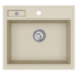 Virtuves izlietne HELIKA QUADRO 560x500 mm, SQU100W-111 Virtuves izlietne HELIKA QUADRO 560x500 mm, SQU100W-111