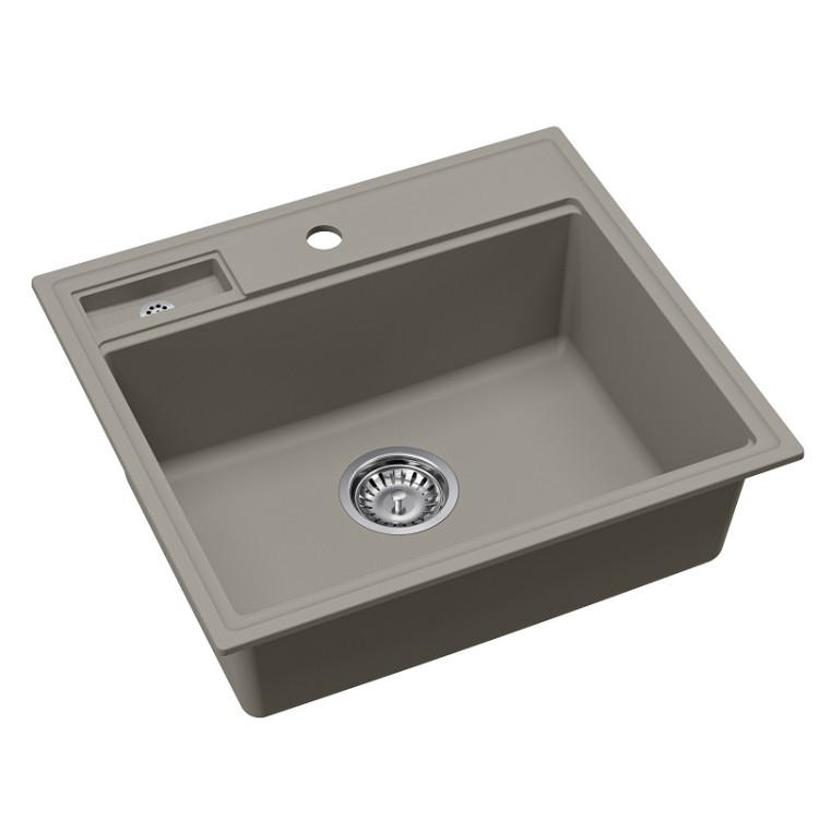 Virtuves izlietne HELIKA QUADRO 560x500 mm, SQU100W-220 Virtuves izlietne HELIKA QUADRO 560x500 mm, SQU100W-220