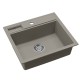 Virtuves izlietne HELIKA QUADRO 560x500 mm, SQU100W-220 Virtuves izlietne HELIKA QUADRO 560x500 mm, SQU100W-220