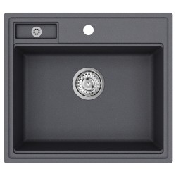 Virtuves izlietne HELIKA QUADRO 560x500 mm, SQU100W-222 Virtuves izlietne HELIKA QUADRO 560x500 mm, SQU100W-222