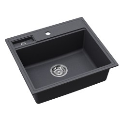 Virtuves izlietne HELIKA QUADRO 560x500 mm, SQU100W-222 Virtuves izlietne HELIKA QUADRO 560x500 mm, SQU100W-222