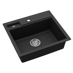 Virtuves izlietne HELIKA QUADRO 560x500 mm, SQU100W-601 Virtuves izlietne HELIKA QUADRO 560x500 mm, SQU100W-601