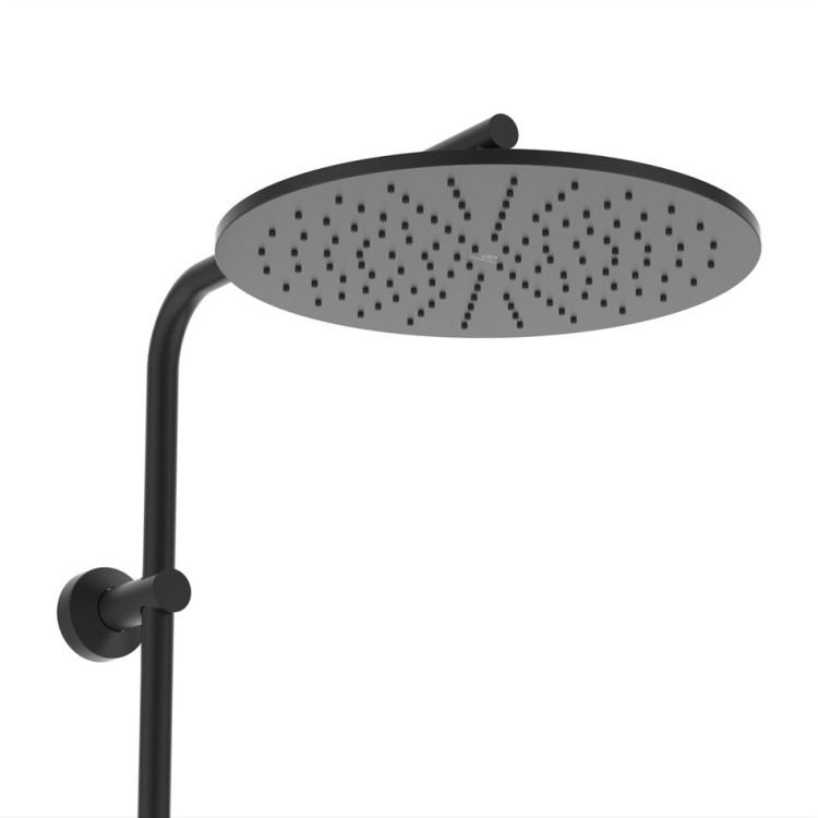 Termostata dušas sistēma Ideal Standard Ceratherm T125, melna matēta A7589XG