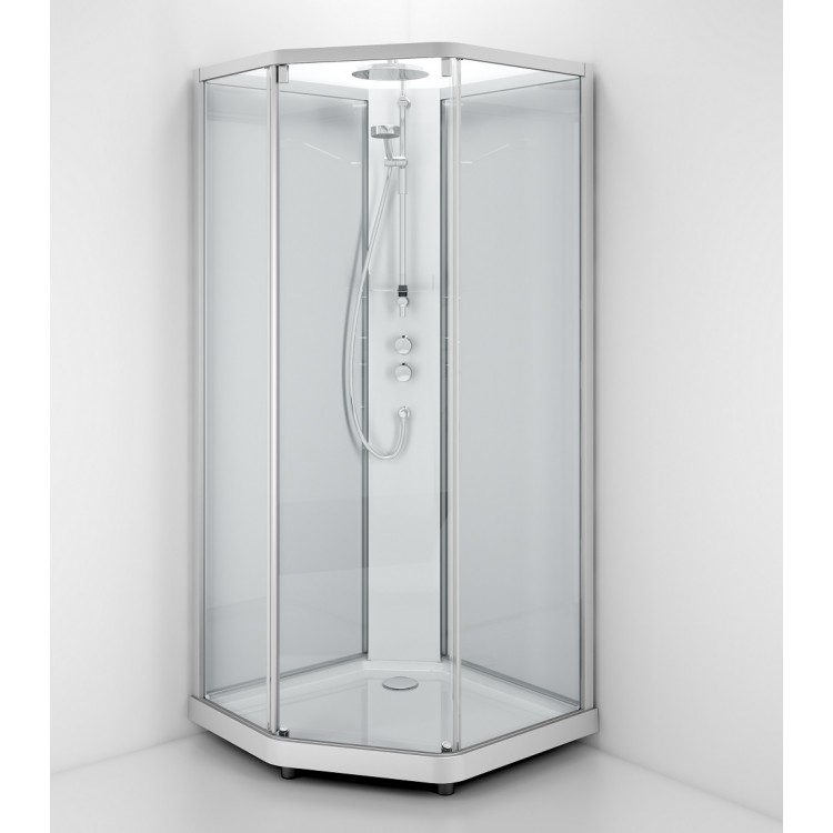 Dušas kabīne IFO Showerama 10-5 90x90cm, silver/clear/frosted Dušas kabīne IFO Showerama 10-5 90x90cm, silver/clear/frosted