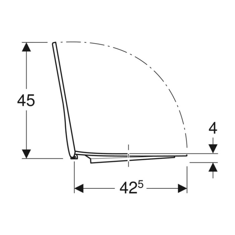 Tualetes poda vāks mīkstais IFO SIGN, balts 99565