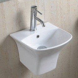 Vannas istabas izlietne Inter Ceramic 36x35cm, balta