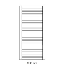 Dvieļu žāvētājs Instal Projekt MAKAO 477x1205 mm, balts