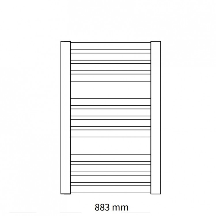Dvieļu žāvētājs Instal Projekt MAKAO 477x883 mm, balts Dvieļu žāvētājs Instal Projekt MAKAO 477x883 mm, balts