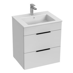 Vannas istabas skapītis ar izlietni Jika Cube 55cm, balts