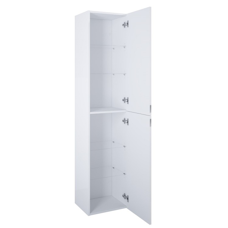 Vannas istabas augstais skapis Jika PURE 180x40x35cm, melns matēts Vannas istabas augstais skapis Jika PURE 180x40x35cm, melns matēts