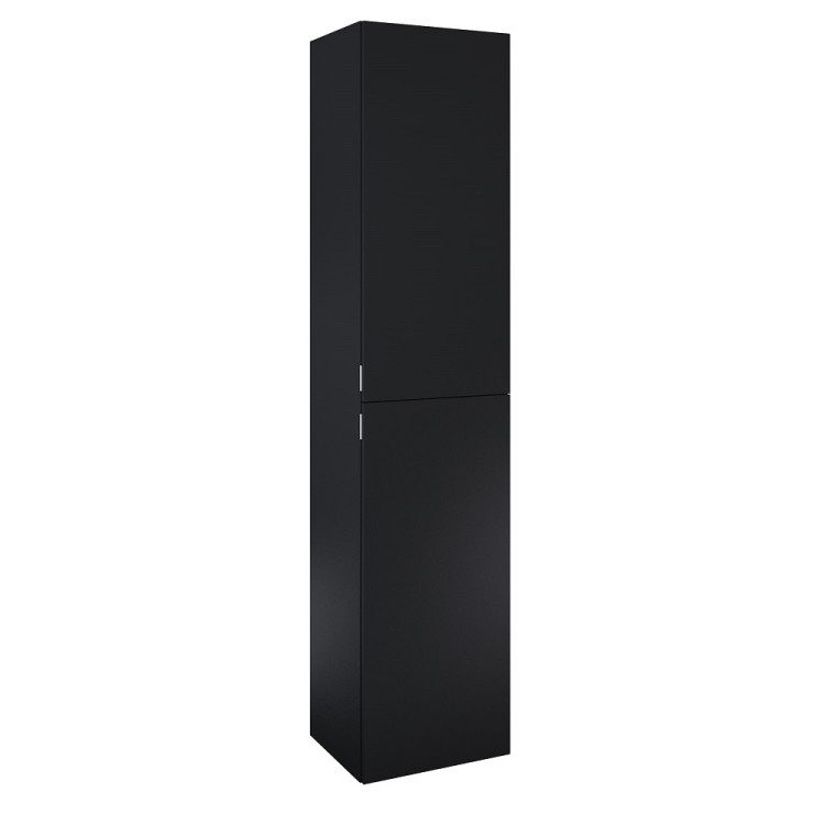 Vannas istabas augstais skapis Jika PURE 180x40x35cm, melns matēts Vannas istabas augstais skapis Jika PURE 180x40x35cm, melns matēts