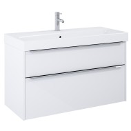 Vannas istabas skapītis ar izlietni Jika PURE 1020x440 mm, balts
