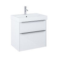 Vannas istabas skapītis ar izlietni Jika PURE 625x440 mm, balts
