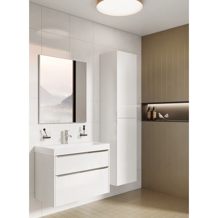 Vannas istabas skapītis ar izlietni Jika PURE 625x440 mm, balts Vannas istabas skapītis ar izlietni Jika PURE 625x440 mm, balts