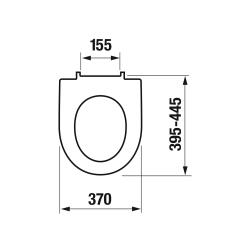 Tualetes poda vāks JIKA Lyra Plus Soft Close, balts, H8903850000631