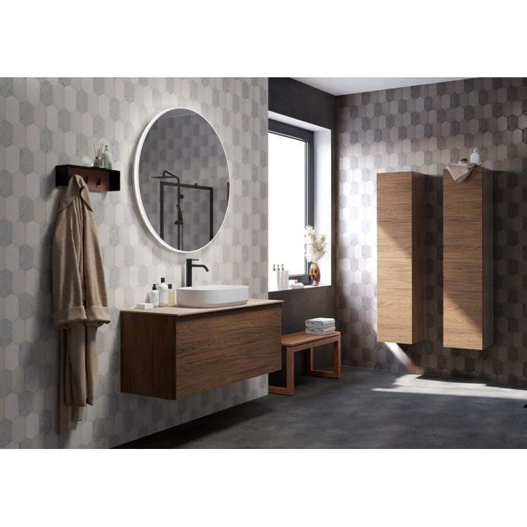 Vannas istabas skapītis dubultai izlietnei Kame GAMA 120х45cm, BUD/12-3DR/48