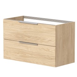 Vannas istabas skapītis izlietnei KAME LIRIS 100cm, gaišs ozols