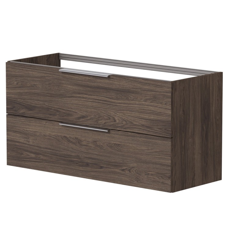 Vannas istabas skapītis izlietnei KAME LIRIS 120cm, brūns ozols