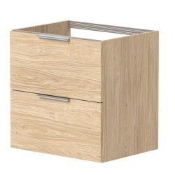 Vannas istabas skapītis izlietnei KAME LIRIS 60cm, gaišs ozols