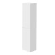 Vannas istabas augstais skapis Kame GAMA 160x35cm ar Push to Open, balts matēts