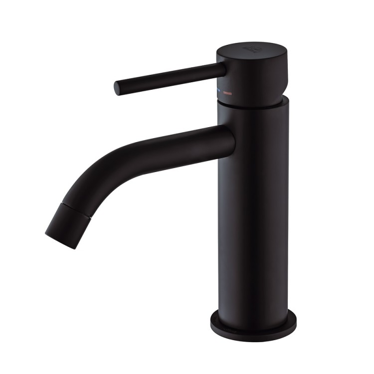 Izlietnes maisītājs Kame LIGHT, melns matēts