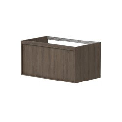 Vannas istabas skapītis ar izlietni Kame SOLE 80.5x46.45cm, dūmota ozolkoka finierējums