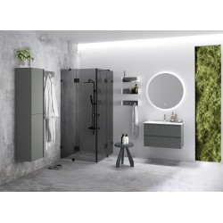 Vannas istabas skapītis izlietnei Kame MATCH 80cm, BU/8-2DR/D05MT