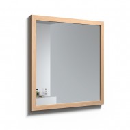 Spogulis Kame RUSTIC 80 x 80 cm, balināts ozolkoka finierējums