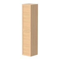 Vannas istabas augstais skapis Kame RUSTIC 160 x 35.2 cm, balināts ozolkoka finierējums