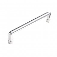 Mēbeļu rokturis KAME Rustic 16 cm, bright nickel
