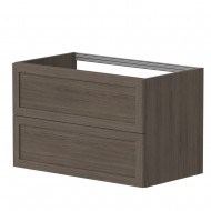 Vannas istabas skapītis izlietnei Kame RUSTIC 80x46cm, dūmota ozolkoka finierējums