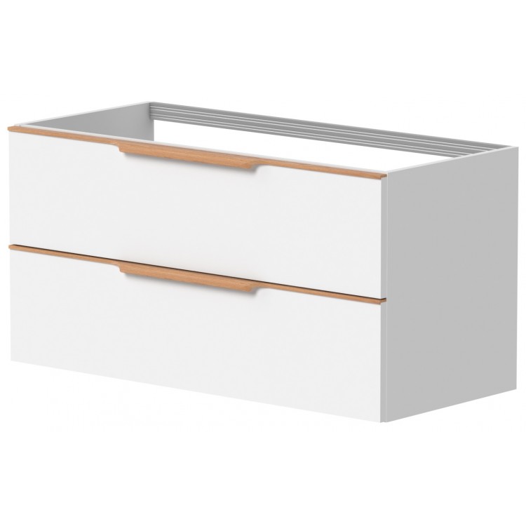 Vannas istabas skapītis izlietnei Kame AMBER 100cm, BU/10-3DR/D02-AMB Vannas istabas skapītis izlietnei Kame AMBER 100cm, BU/10-3DR/D02-AMB