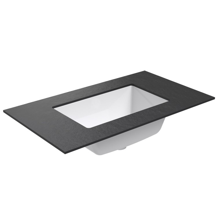 Vannas istabas skapītis KAME BIG ar izlietni ILSA 81x46cm, brūns ozols Vannas istabas skapītis KAME BIG ar izlietni ILSA 81x46cm, brūns ozols