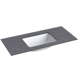 Izlietne ar augstspiediena lamināta darba virsmu Kame HPL, 101cm, WP/10-3/H11-P1